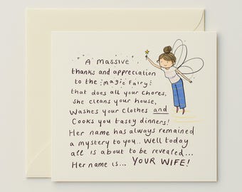 Cheeky Funny Anniversary Card for Husband
