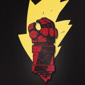 Hellboy Right Hand of Doom Enamel Pin