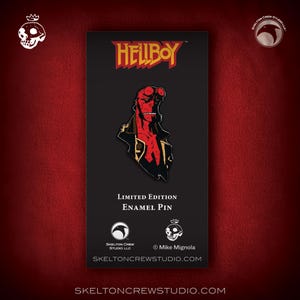 Hellboy/B.P.R.D: Limited Edition Hellboy Pin — NEW LARGER SIZE