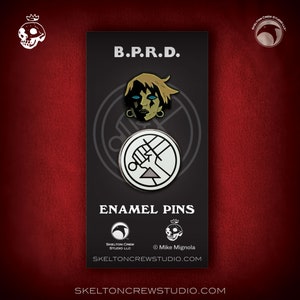 Hellboy/B.P.R.D.: Limited Edition Kate Corrigan & B.P.R.D. Logo set