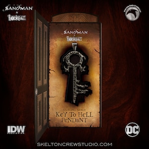 Locke & Key/Sandman Sterling Silver Key to Hell Pendant