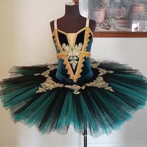 Dark green ballet tutu