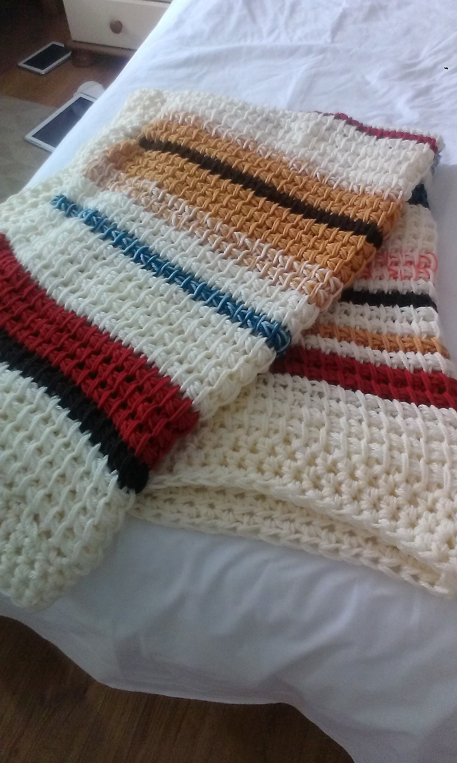 Easy Tunisian Crochet Throw/blanket/afghan a First Tunisian Crochet