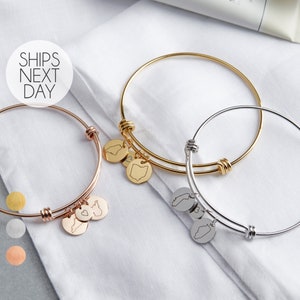 Personalized Long Distance Friendship Bracelet Best Friend Bangle Gift Matching Jewelry Relationship Gift for Mon Jewelry for Her