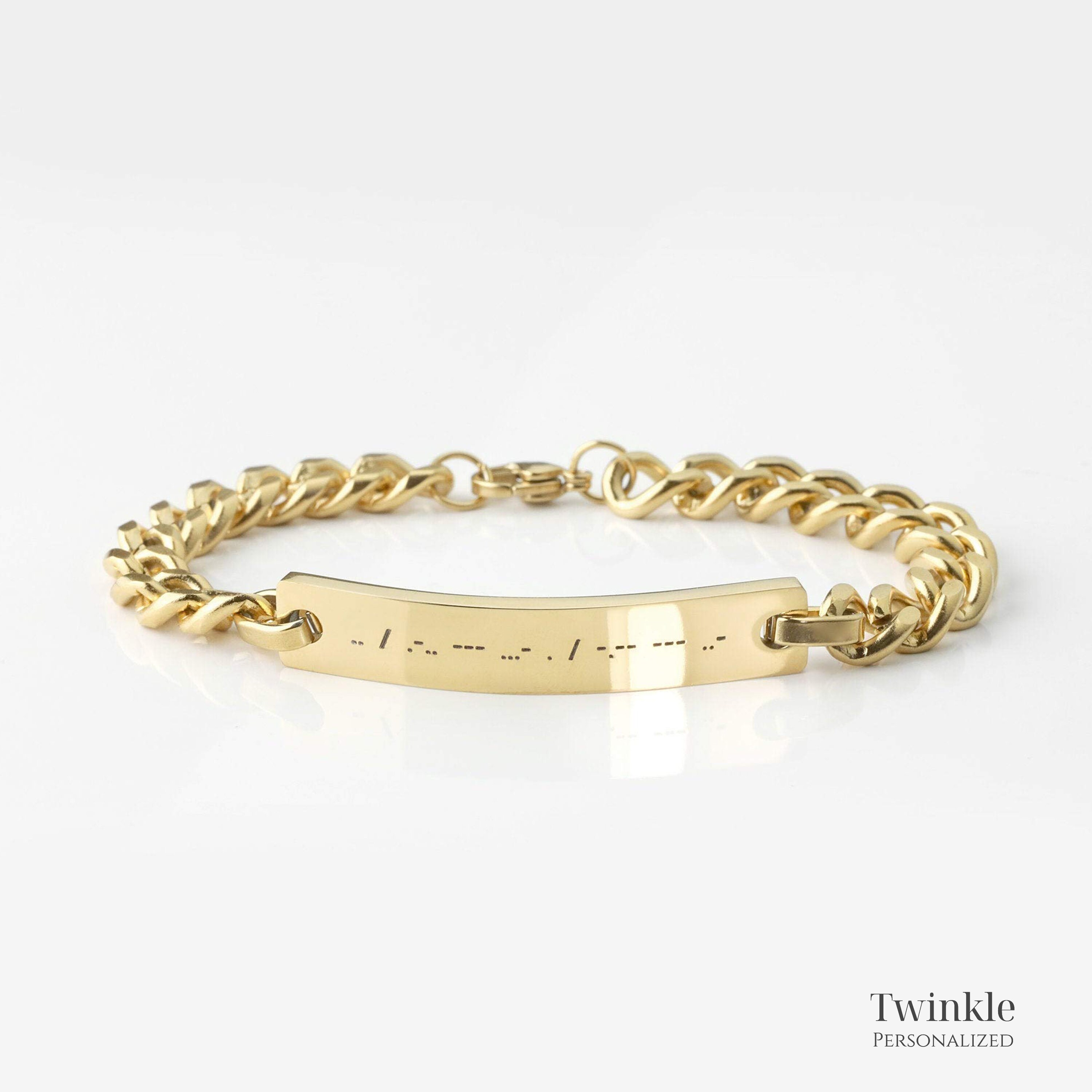 Pulsera De Cuero Con Nombre Personalizado Y 5 Cuentas, Pulsera Personalizada Para Papá, Joyería De Cuero Hecha A Mano Para El Día Del Padre, Regalos De Navidad Para Papá. - España