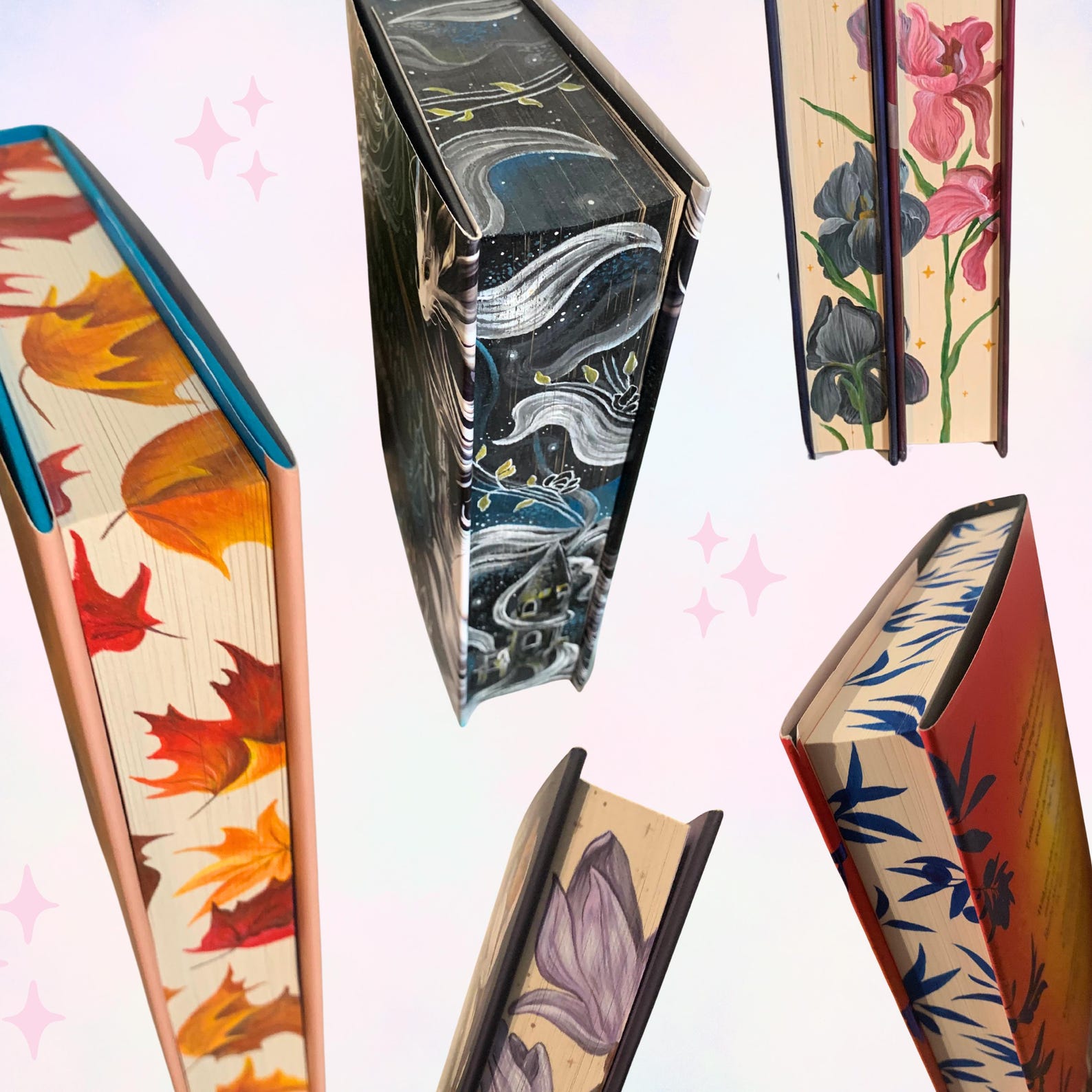 Custom Hand-painted Book Edges - Etsy