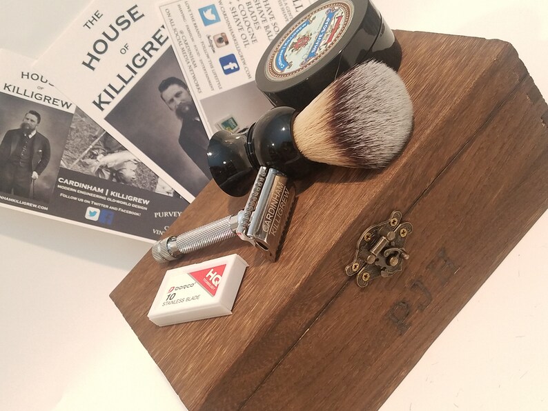 Custom Shave Box Personalized Shave Kit Groomsmen Gifts Etsy