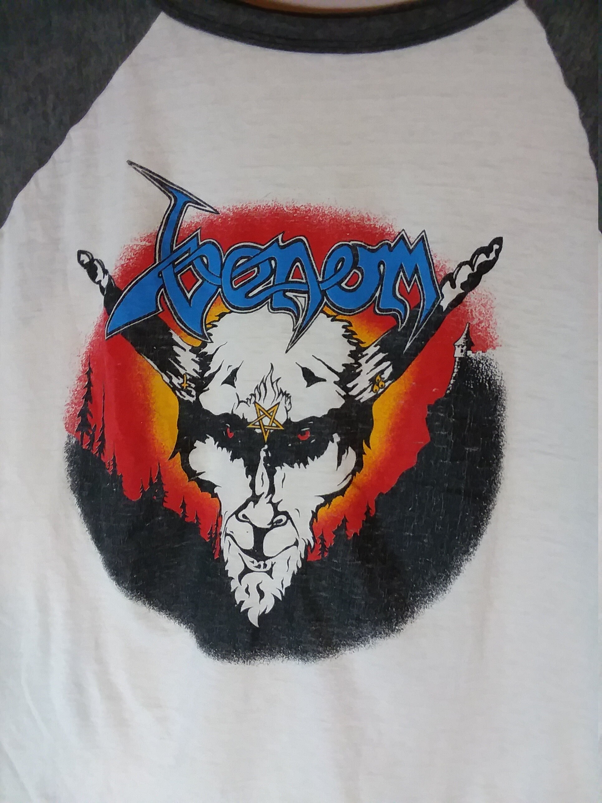 Extremely Rare Vintage Venom 1986 Tour Shirt Etsy