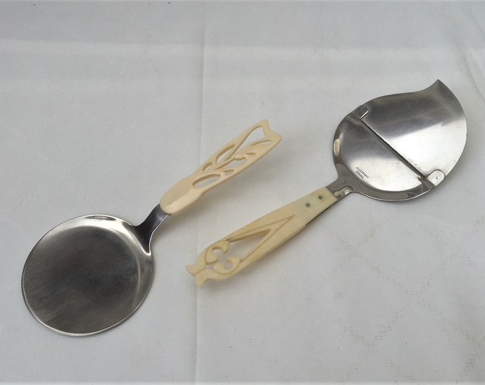 Vintage Danish Cheese Slicer and Server Etsy