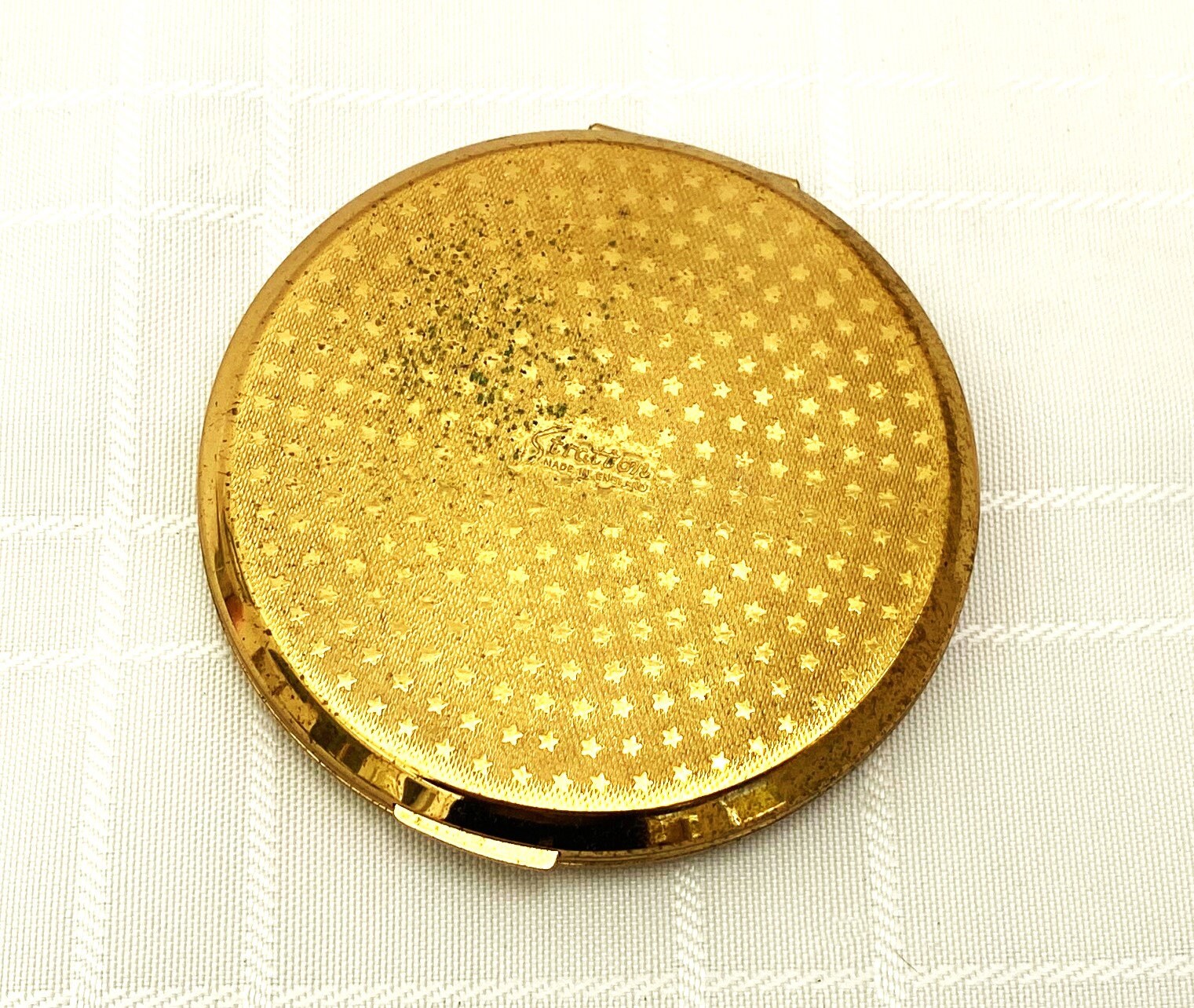 Vintage Stratton Interchangeable Initial Compact - Etsy