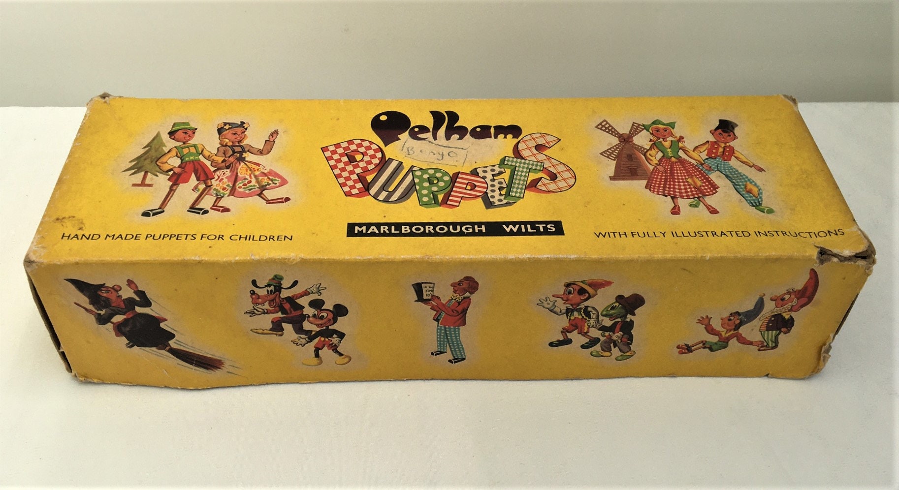 Vintage Pelham Puppet Bengo Boxer Dog With Original Sixties Etsy UK