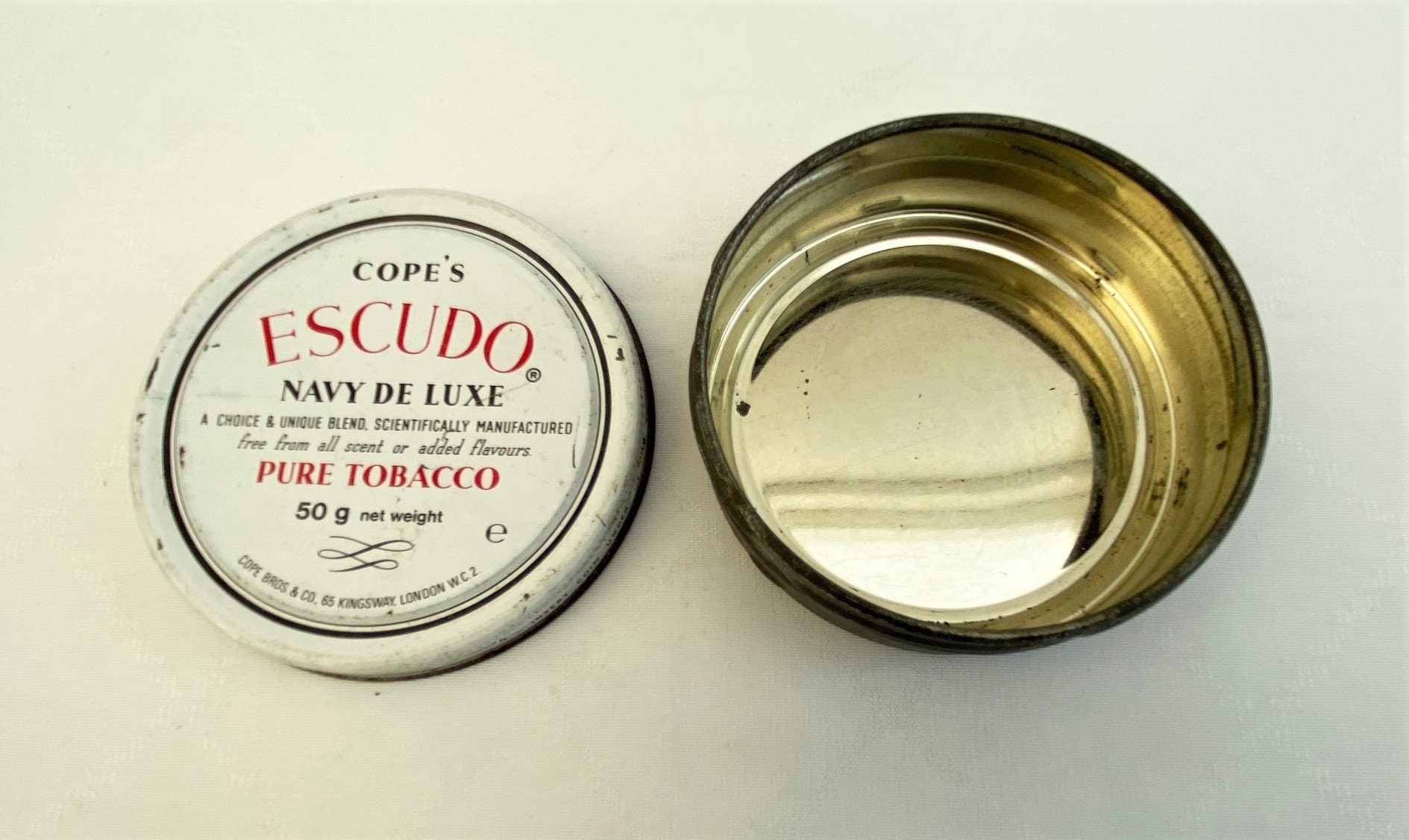 Vintage Cope's Escudo Tobacco Tin
