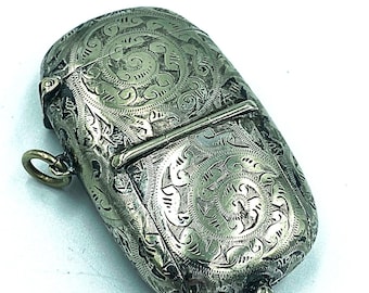 Antique English Silver Sovereign Case Birmingham 1903 - Etsy