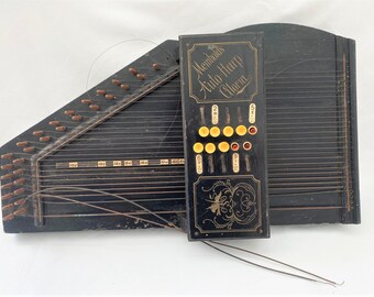 German Autoharp Meinhold's Accord Zither Harfe Repair Project