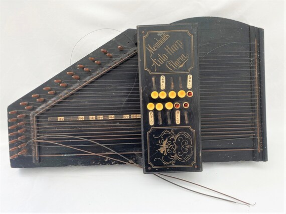 German Autoharp Meinhold s Accord Zither Harfe Repair Project