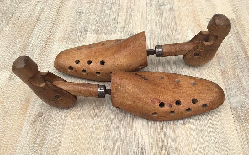 antique wooden boot stretcher
