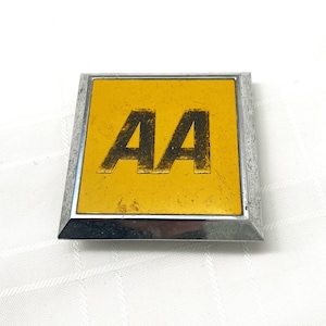Metal AA Car Badge