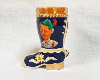 Vintage German Ceramic Boot