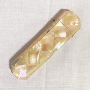 Antique Victorian Mother of Pearl Spectacles Glasses Case