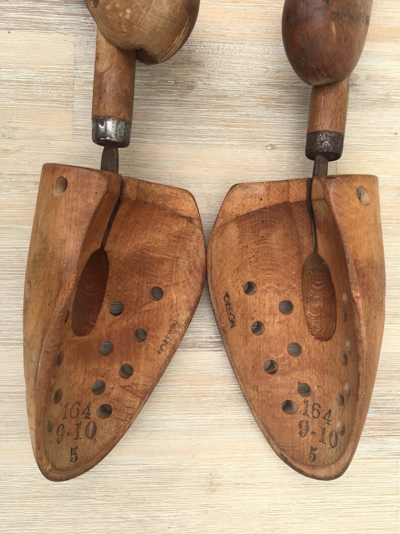 antique wooden boot stretcher