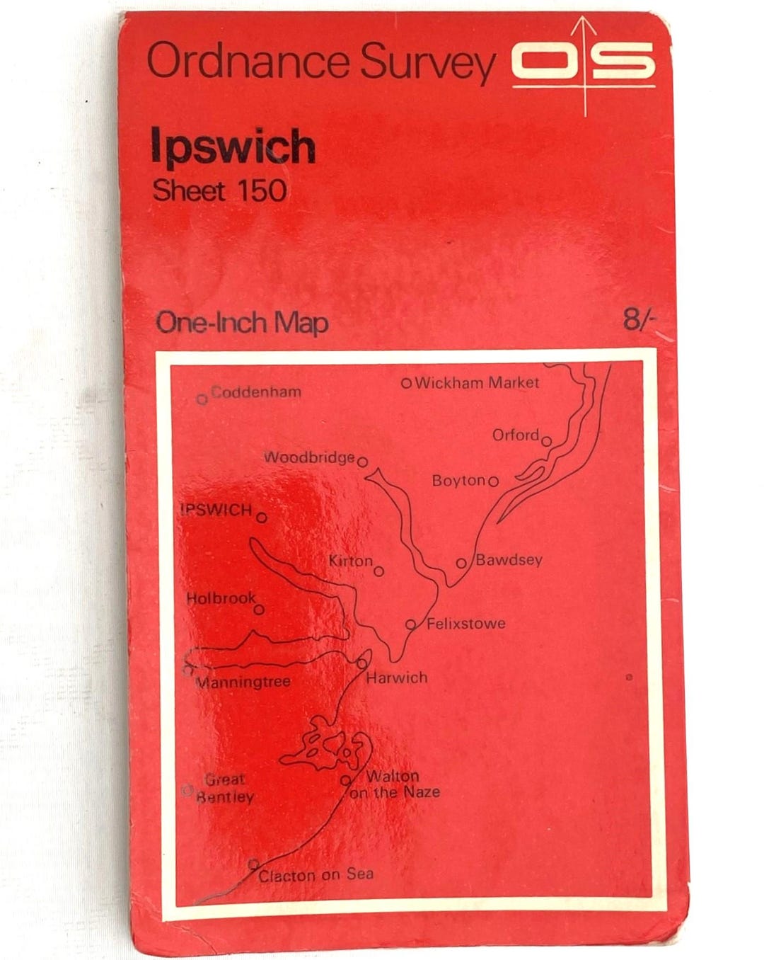 Vintage Ordnance Survey Map of Ipswich Sheet 150 - Etsy