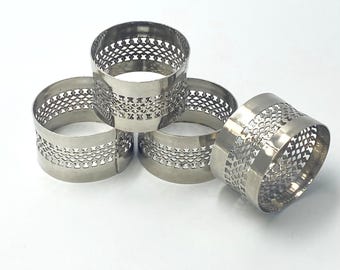 Set of Metal Napkin Rings
