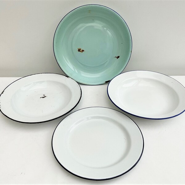 Vintage Enamel Plate Etsy UK