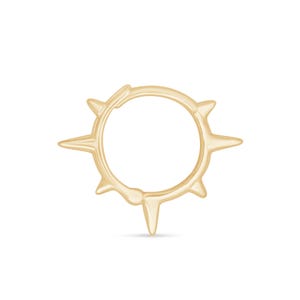 Pendientes Huggie Elaborados en Oro Solido de 14K, Aros de Cartílago Hipoalergénicos, Aros para Mujer, Joyería Minimalista, Regalo de Oro.