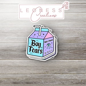 Boy Tears Sticker
