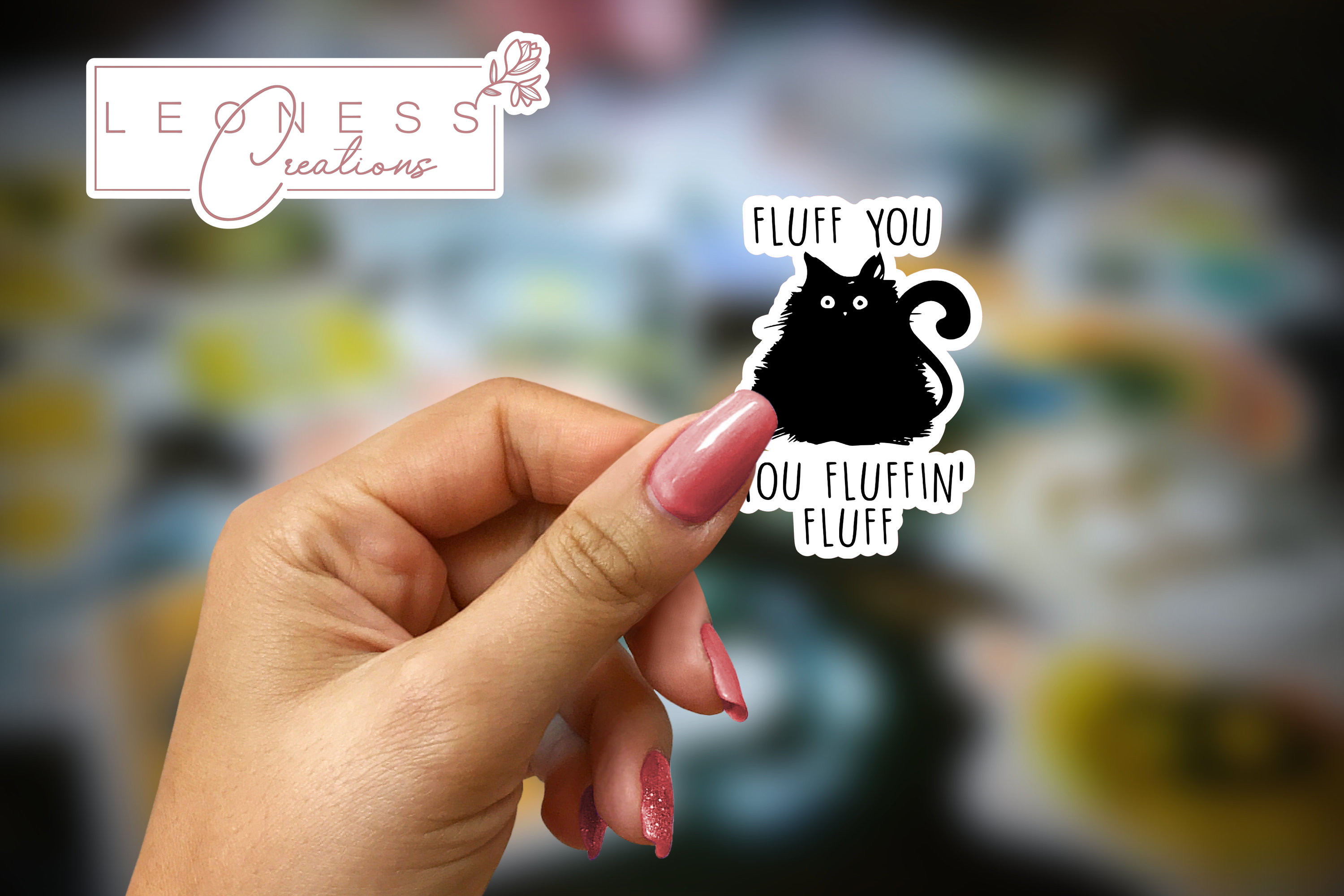Fluff You You Fluffing Fluff Sticker - Etsy