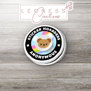 Sticker Hoarders Anonymous Sticker