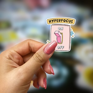 Hyperfocus Switch Sticker - Etsy
