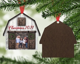 Christmas In The Barn 2022 Barn Ornament | Etsy