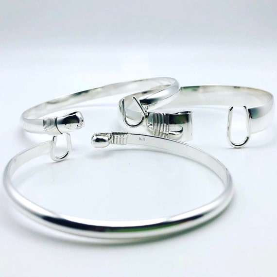 Caribbean Hook Sterling Silver Bracelet/ Vieques Fisherman Bracelet by Isla  Oddball Handmade Jewelry in Solid .925 Silver 10mm, 6mm and 4mm -  Hong  Kong