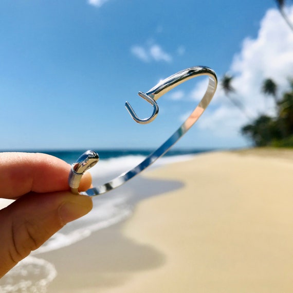 4mm Caribbean Hook/vieques Fisherman's Hook Solid Sterling Silver