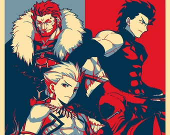 Poster "Propaganda" Fate Zero - Characters