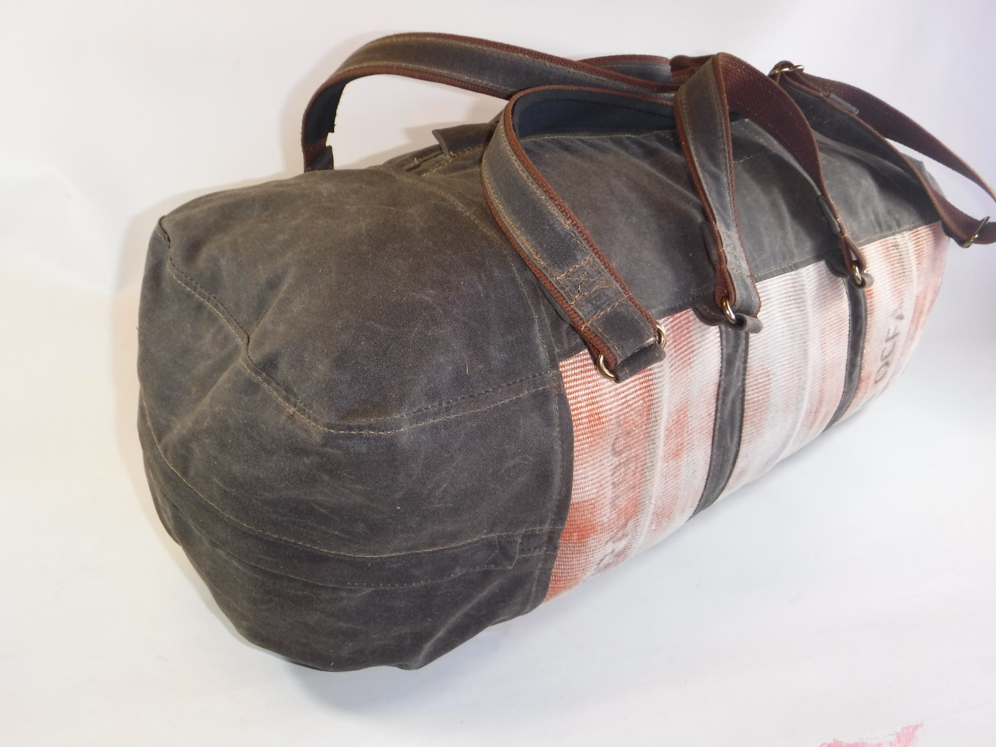 Waterproof Waxed Canvas Fire Bag Handmade by Hide & Drink