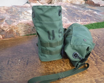 Mini Duffle Bag made from Retired US Military Duffel Bags
