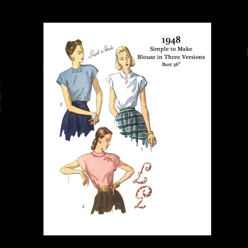 Simplicity Sewing Pattern Blouse Etsy