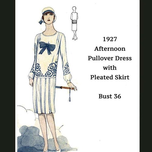 1920s 20s Dress Pattern 3 Styles / Vintage Sewing Pattern - Etsy