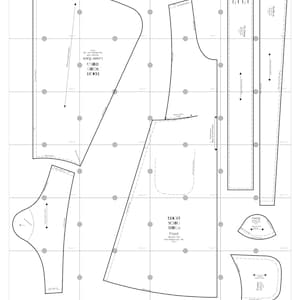 1940s 40s Reproduction E Pattern Vintage Sewing Pattern Mccalls 1104 ...