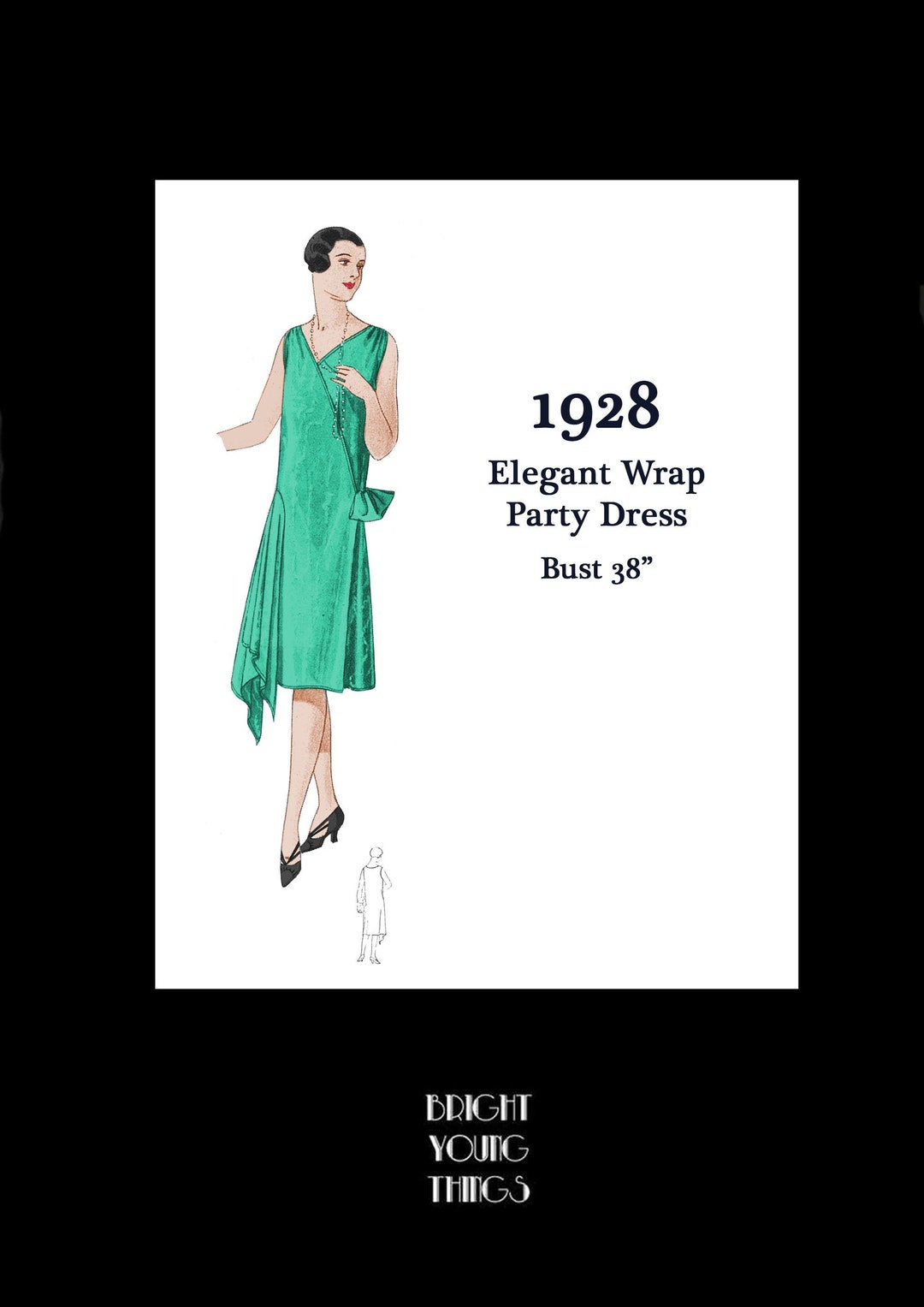 1920s 20s 1928 Art Deco Great Gatsby Flapper Party Silk Dress Vintage ...