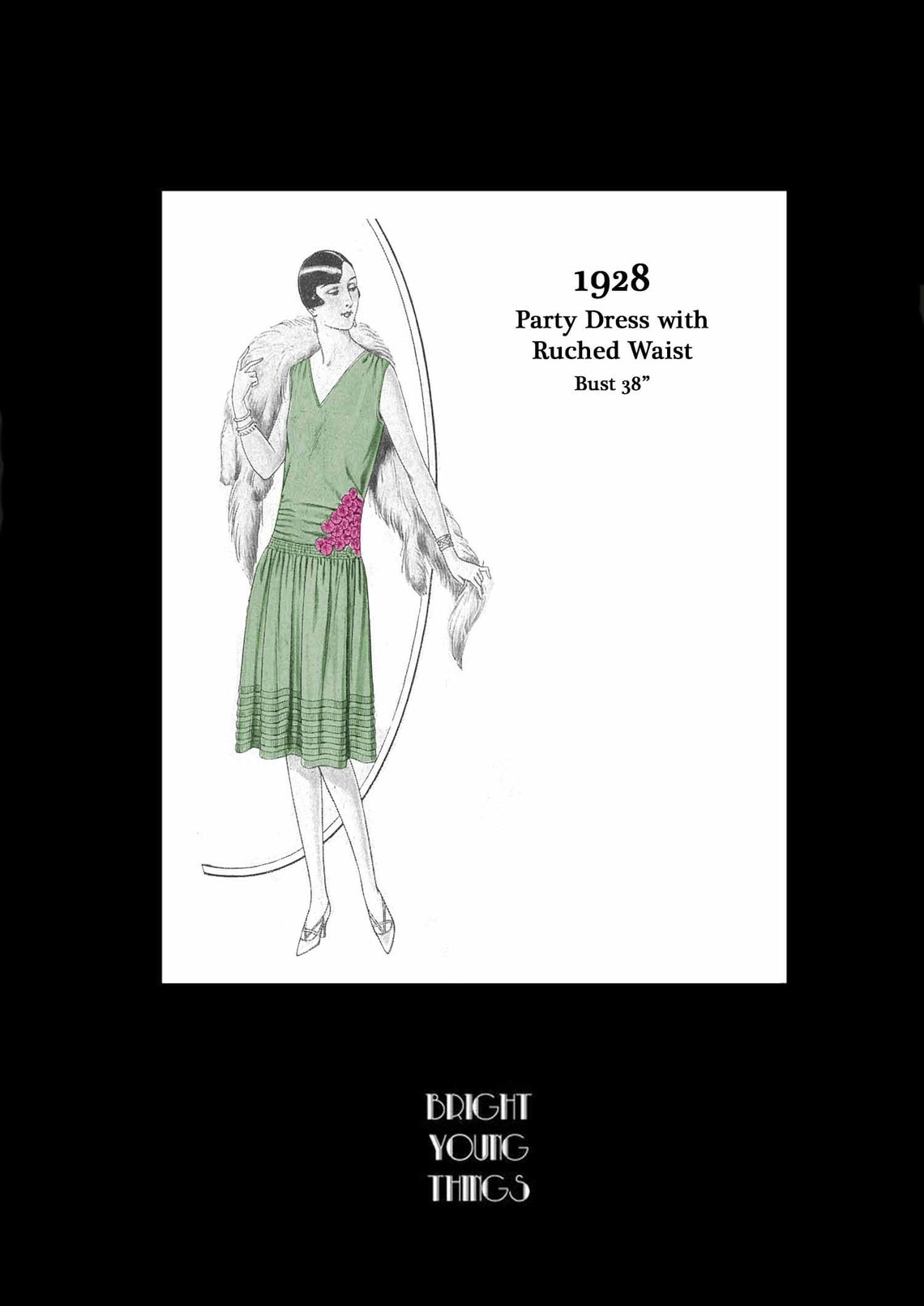 1920s 20s 1928 Art Deco Great Gatsby Flapper Party Silk Dress | Etsy