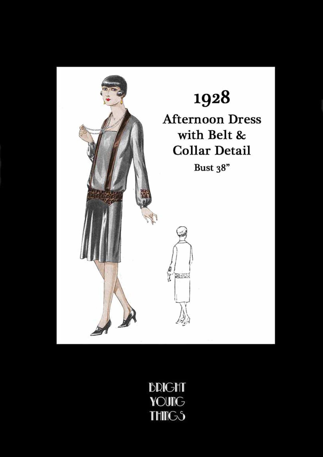 1920s 20s 1928 Art Deco Great Gatsby Afternoon Day Silk Dress Vintage ...