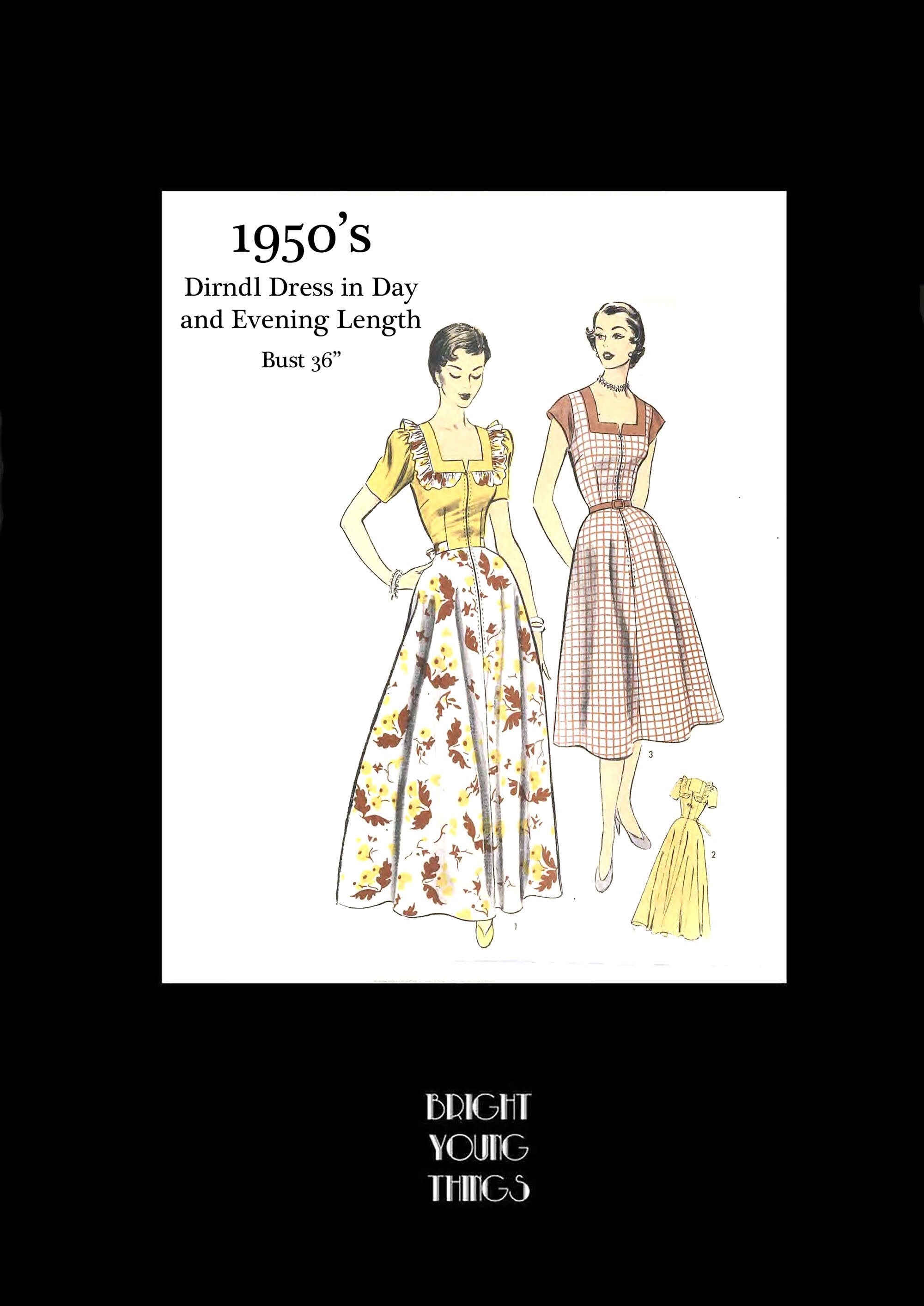 Dirndl dress hotsell 1950s