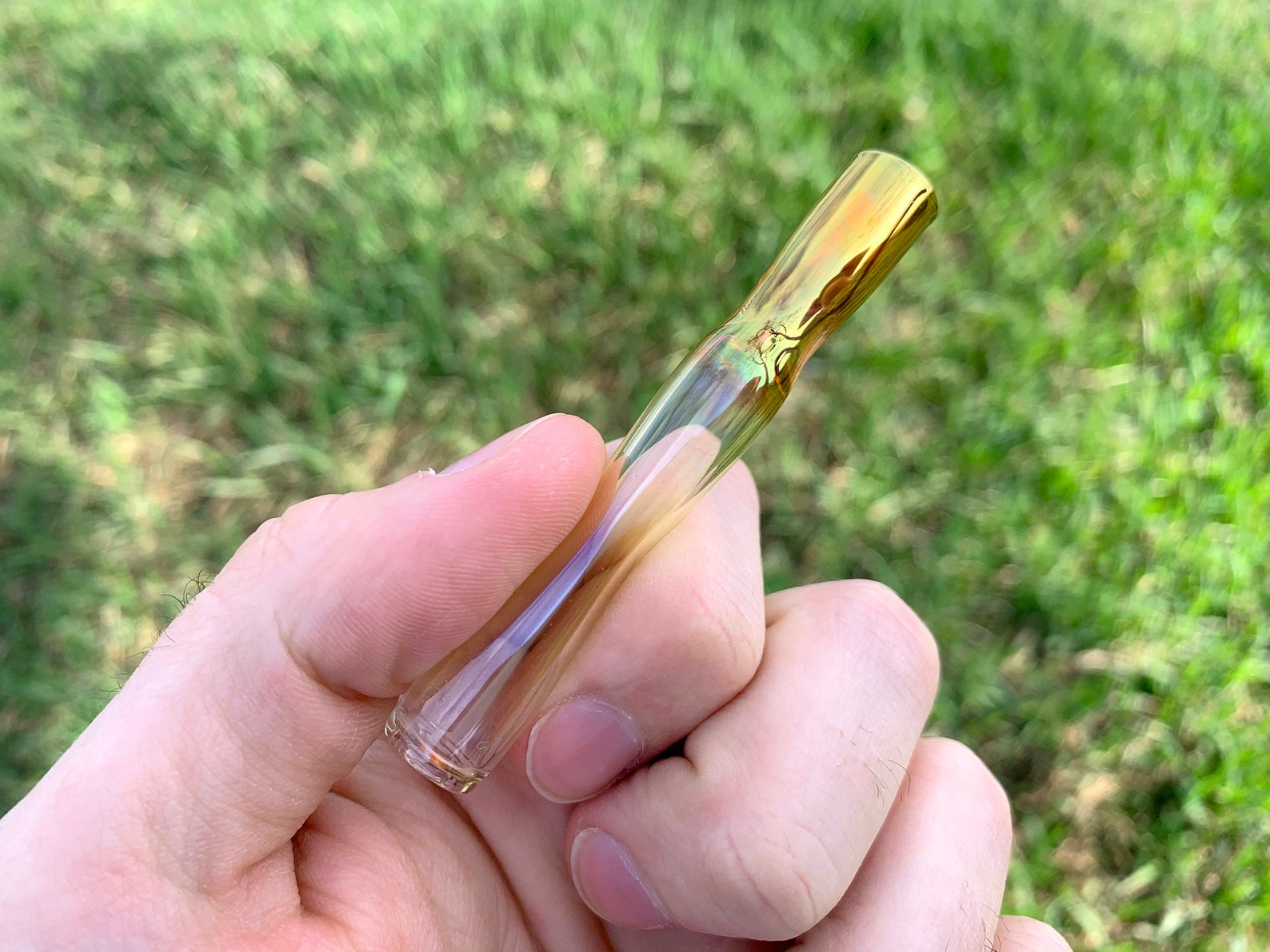 One Hitter 3.2 Inch Chillum Glass Chillum pipe fumed | Etsy