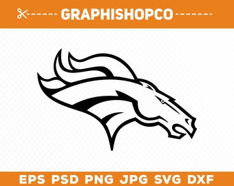 Denver Broncos Logo Denver Broncos Svg Denver Broncos Etsy