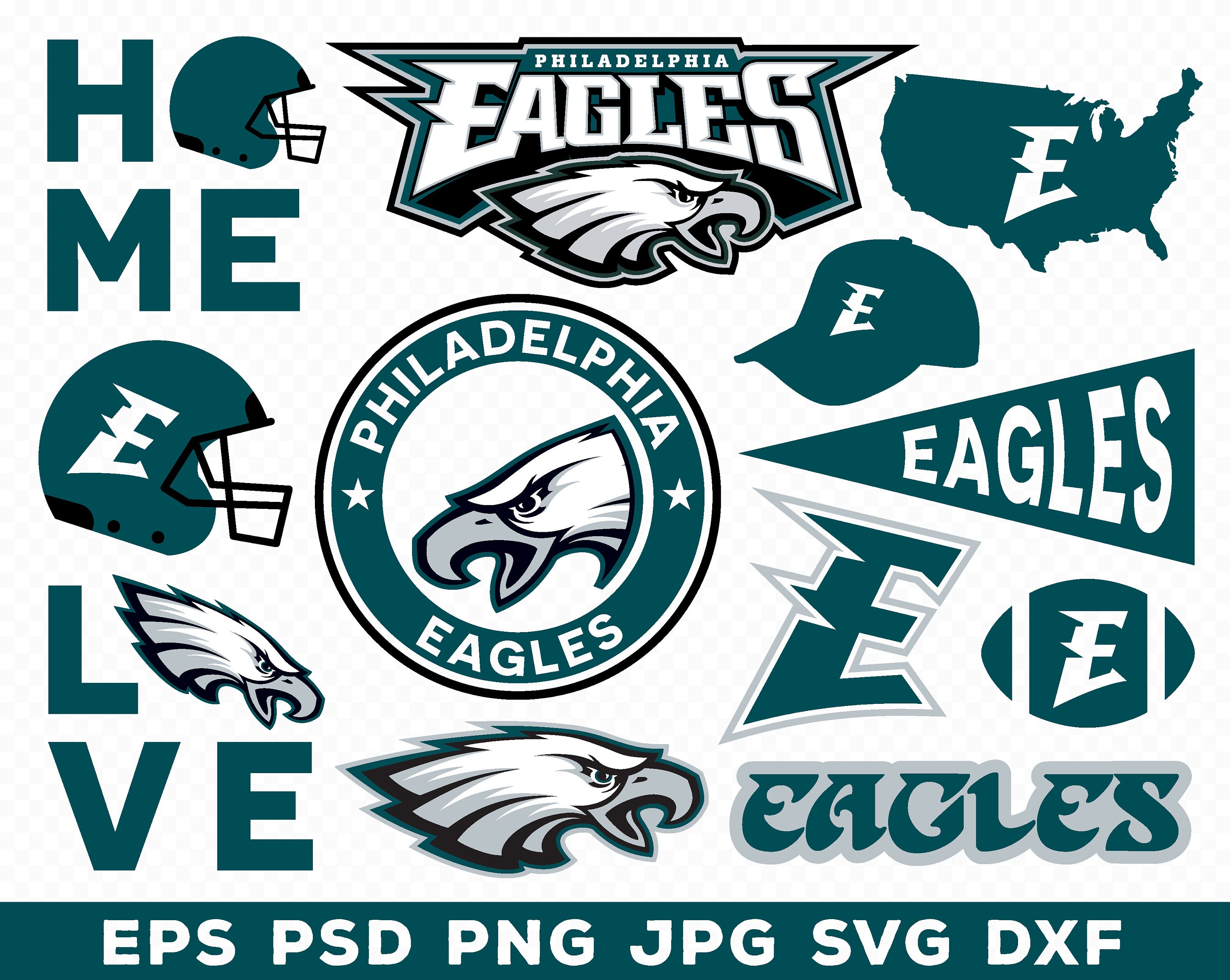 Download Free Philadelphia Eagles Philadelphia Eagles Logo Philadelphia Etsy SVG Cut Files