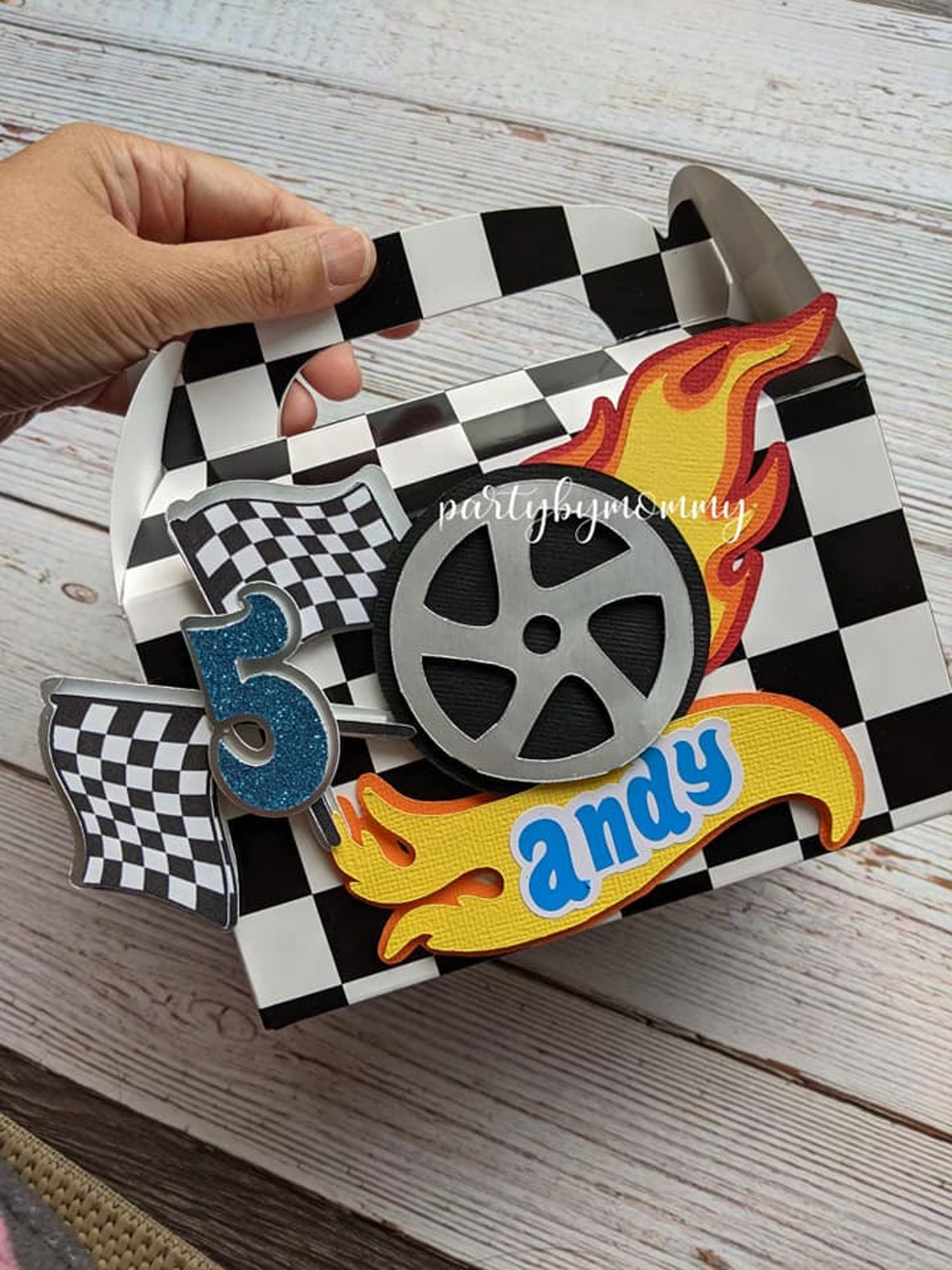 Hotwheels Theme Treat Boxes Favor Boxes personalized Etsy