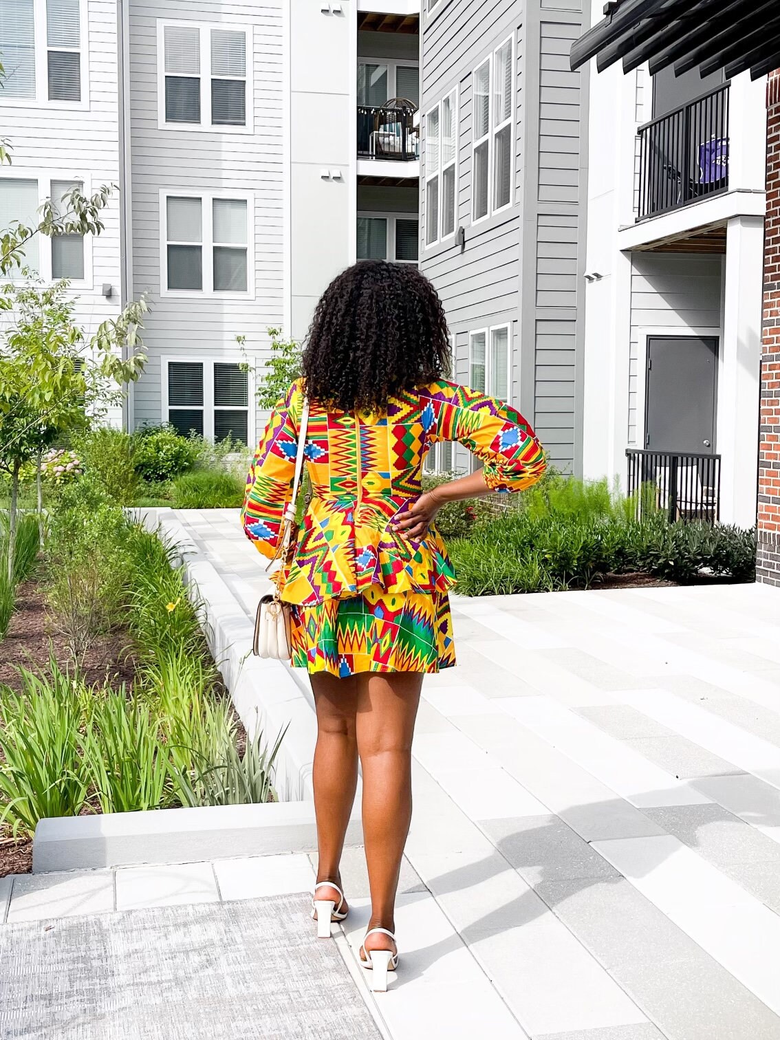 Ankara/ kente African Print Mini dress | Etsy